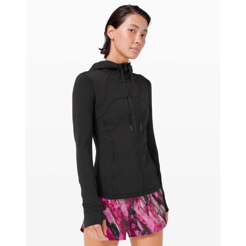 Lululemon Hooded Define Jacket Nulu Black Size 8 Full Zip Yoga Running